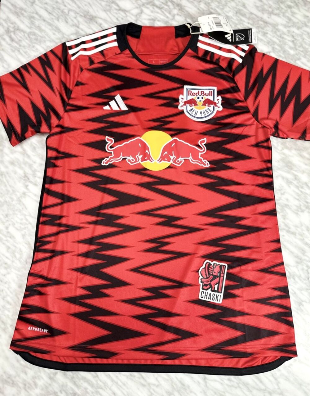 Adidas New York Red Bulls MLS 2024/2025 Jersey soccer Women’s small IP5992 NEW